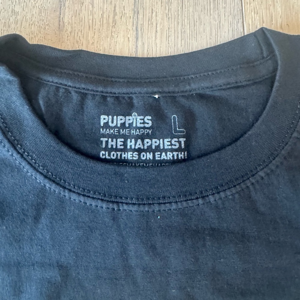 Funko Black Graphic Tee - Happy Puppies — image 2 of 2